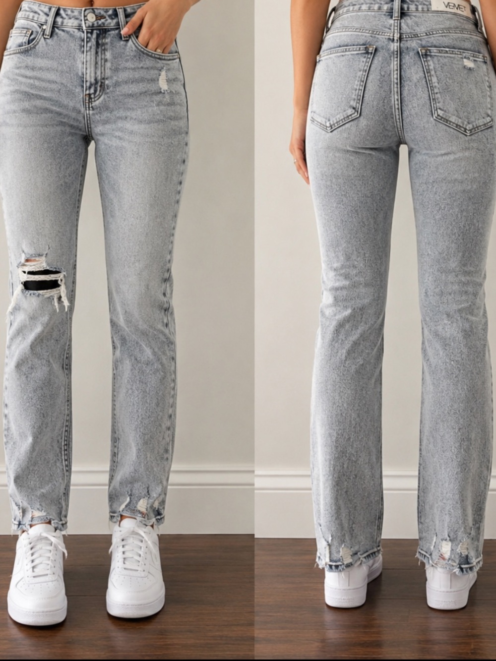 VERVET by Flying Monkey Size 29 Distressed Jeans – Acid Wash Size 29 or 8